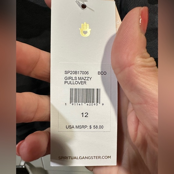 🌈🖤Spiritual Gangster Girls Mazzy Pullover s 12 - Picture 14 of 15